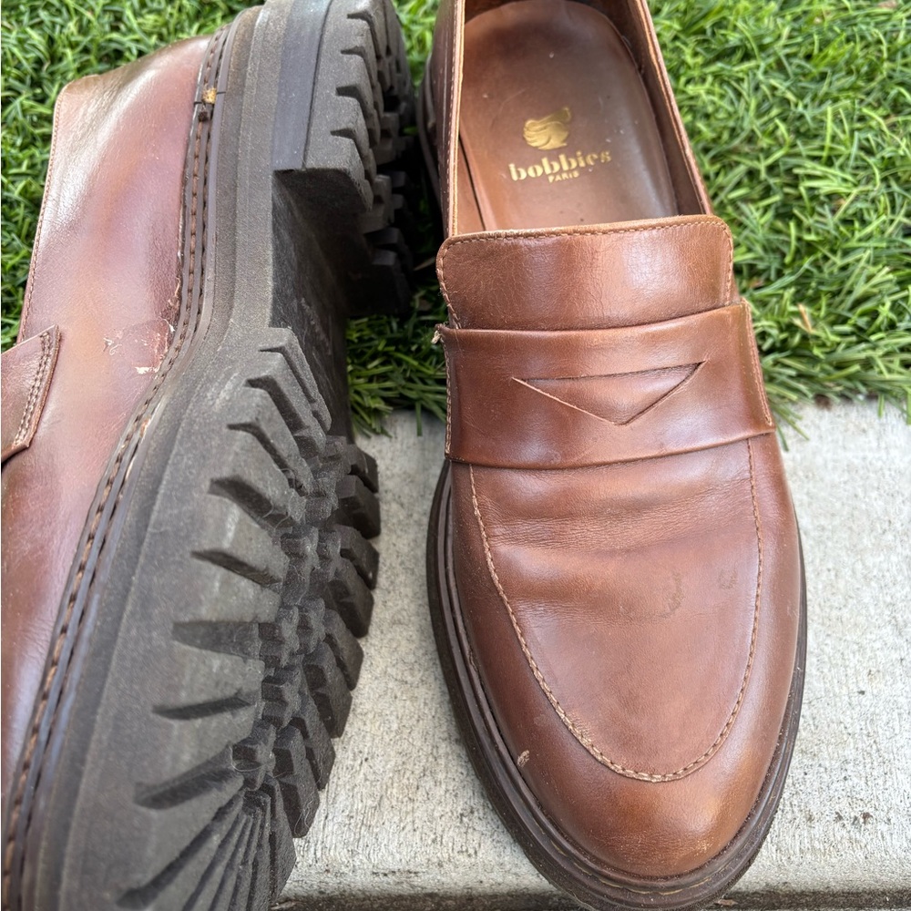 Bobbies Paris Women’s Brown Loafers - Picture 9 of 12